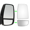 Ford Transit Van 2014-2023 Mirror Glass Set Upper & Lower Right Passenger