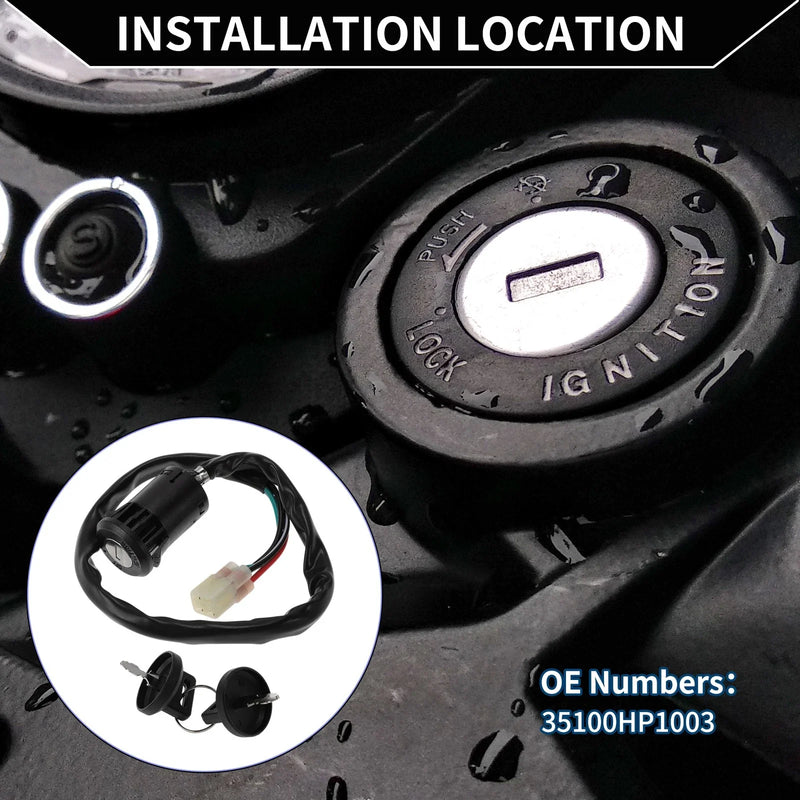 Honda Sportrax 450 TRX450R 2x Ignition Key Switch (2004-2005)