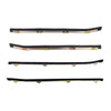 Weatherstrip Door Belt w Vent Set 4 L+R Fits Datsun 620 1500 Pickup 1972-79 D06