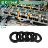Oil Seal Rotary Shaft Seal NBR Rubber 38x58x12mm Black