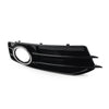 Audi A3 2003-2012 Front Bumper Fog Light Grille Cover with Chrome Ring