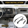 Toyota Tacoma Carbon Fiber Dashboard Panel Cover Trim (2016-2023)