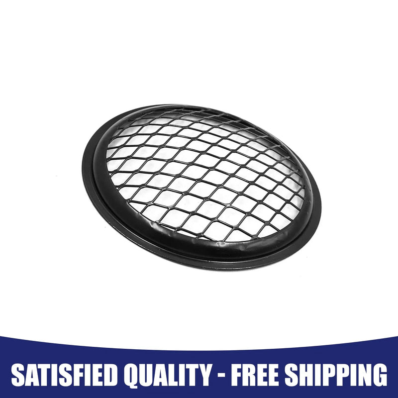Make Model 5.5 Dia Black Motorcycle Headlight Mesh Grill Protector Guard Cover