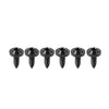 Fastening 6 x Black Titanium M5x15mm Torx Head Self Tapping Screws