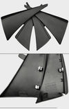 Chevy Corvette 4Pcs Splash Guards Front Rear Mud Flaps (2014–2019)