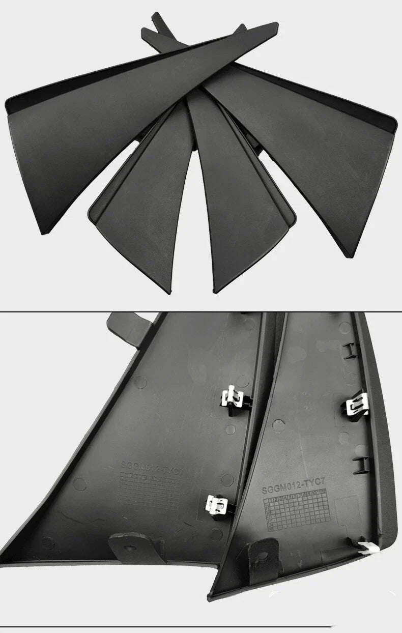 Chevy Corvette 4Pcs Splash Guards Front Rear Mud Flaps (2014–2019)