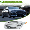 Chevrolet & GMC Models Silver Tone Rear Left Exterior Door Handle