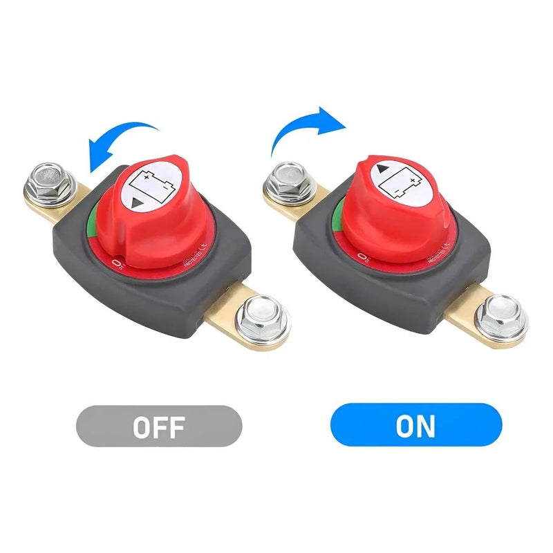 Battery Disconnect Switch 12-48V Marine Cut-Off Isolator