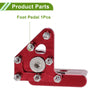 Honda CRF50 Footrests Red Motorcycle Foot Pegs (2004-2023)