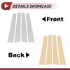 Lexus GS (2012-2019) Silver Tone 4 Pcs Door Pillar Window Trim