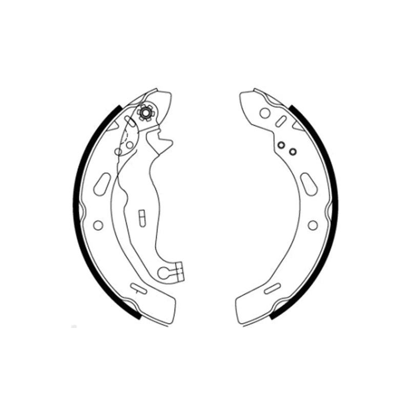 Ford Fiesta Rear Brake Shoes Lining Set (2009-2019)
