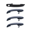 Ford Ranger 4 x Front + Rear Black Outer Door Handle (2011–2022)