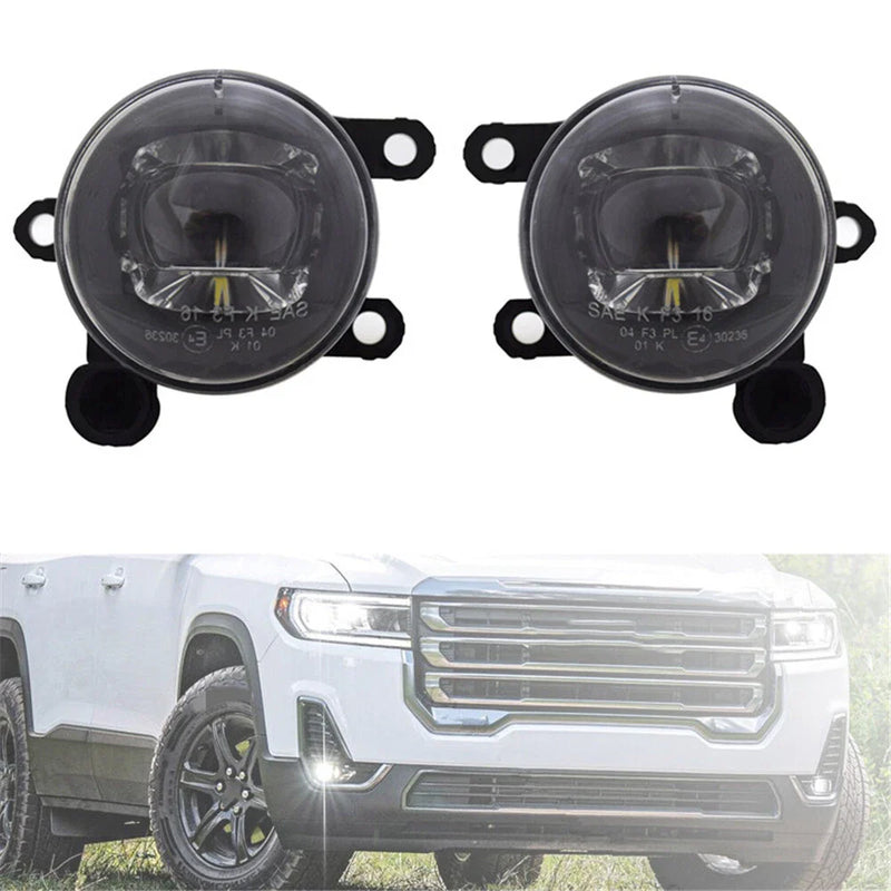 GMC Acadia SLT Denali AT4 Front LED Fog Lights (2020-2022)