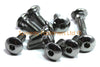Kawasaki m6 x 16mm Stainless Fairing Bolts + 4mm Shoulder 2 x