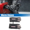 Motorcycle Cycling Sporting 1 Pair Riding Warm Gloves Liners Pink Gray