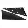 Toyota Prius Black Rear Quarter Triangle Moldings Covers (2016-2022)