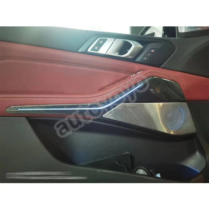 BMW X5 G05 2024 Dry Carbon Fiber Dashboard Shift Door Panel Cover Trim Kit