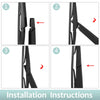 Volvo V70, XC70 Rear Wiper Blade Arm Set (2001-2007)