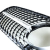 Mercedes Benz GLA-Class Silver Diamond Slats Front Grille (2017-2020)