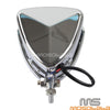 Harley Street Glide Chrome Triangle Retro Headlight (2006-2023)
