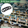 Oil Seal NBR Rubber 45x62x8mm High Pressure Black 5 Pcs