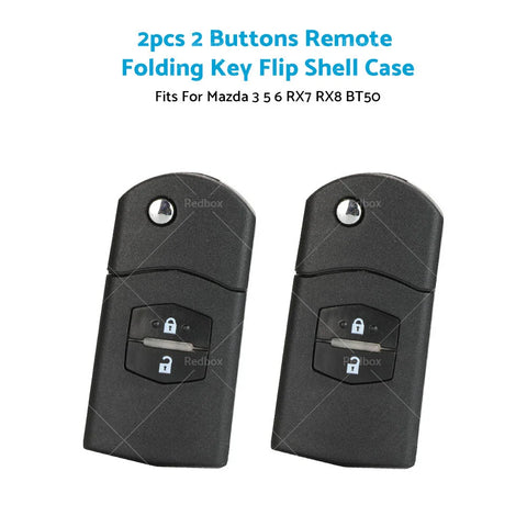 Mazda 3 5 6 RX7 RX8 BT50 Buttons Car Key Case Cover