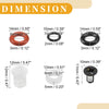Honda Civic Fuel Injector Seal O Ring 4 x Sets (2011)