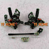 Aprilia RSV4 2009-2011 - Black Motorcycle Accessories Rear Set Footpegs