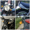 Universal Mini 2 x LED Motorcycle Turn Signal Indicators Amber Blinker Lights