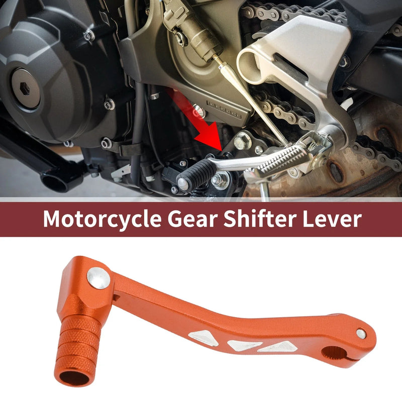 Kayo T4L Orange Folding Motorcycle Gear Shifter Lever