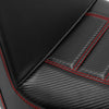 Harley Softail Standard Seat Pillion 18-25 Black Red (2018 - 2025)