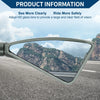 Car M8/M10 Triangle Shape Rear View Mirrors Aluminum Alloy