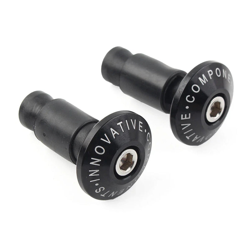 Motorcycle Dirt Bike Black 7/8'' Handle Bar End Cap Plug