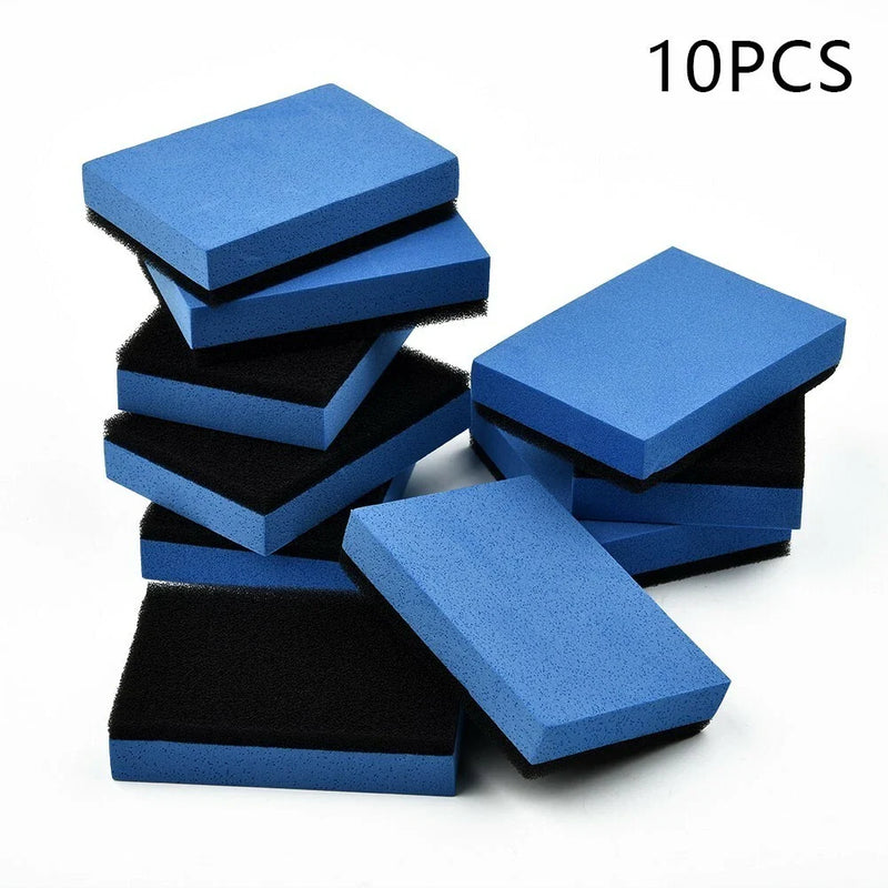 Cars 10Pcs Auto Ceramic Coating Sponge Glass Wax Coat Applicator Polishing