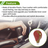 Lexus ES350 2007-2015 - Plastic Faux Leather Red Automatic Gear Shift Knob