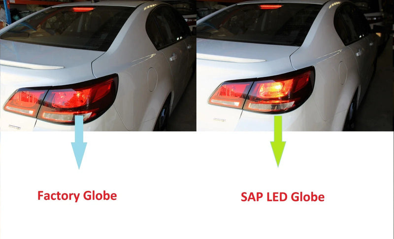 Holden VF Commodore Calais Sedan LED Brake Tail Light Bulbs (2013-2017)