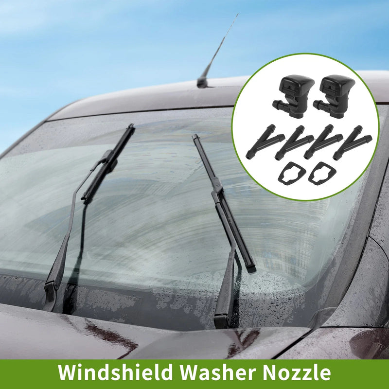 Chevrolet 1 Set Windshield Washer Nozzle With Hose Connector