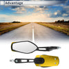 Motorcycle 2 x M8/M10 Rear View Mirrors