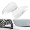 Toyota Corolla White Side Mirror Covers Caps Pair (2014-2018)