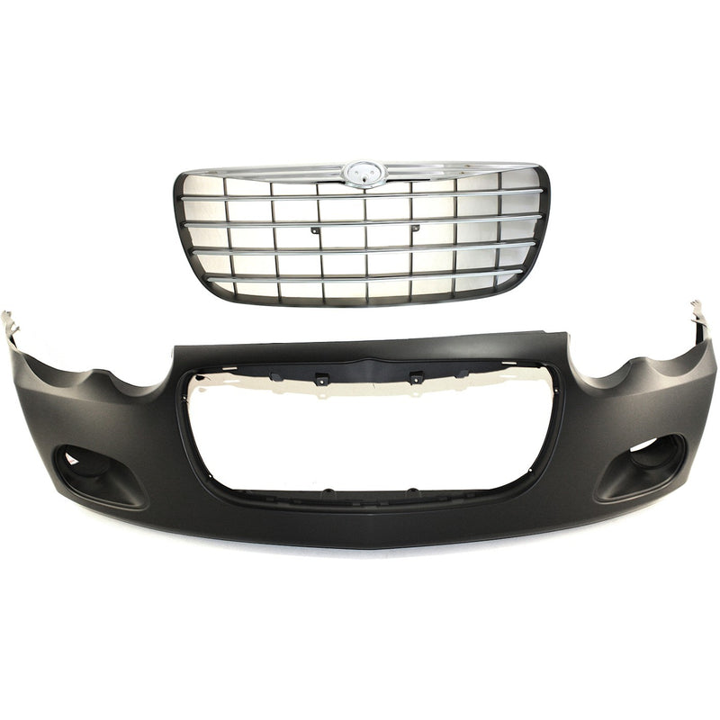 Bumper Kit For 2004-2005 Chrysler Sebring Front 4-Door