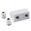 Solar Panel Junction RV Caravan Boat Double Wire Cable Entry Gland Box