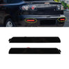 Mazda 3 Smoke Lens Red LED Rear Bumper Reflector Brake Lights (2004-2013)
