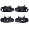 Outer Door Handle Black Set 4 Fits Toyota Corolla AE100 AE101 Sedan 1991-96 D05
