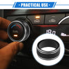 Toyota Camry 2 x AC Climate Control Knob Rings (2021–2023)