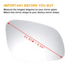 Porsche Cayenne Right Side Mirror Glass w/ Back Heated (2002 - 2007)