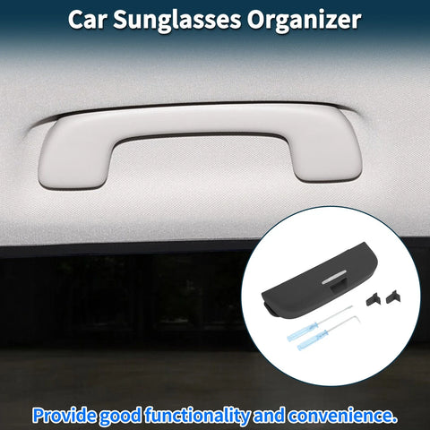 Toyota Prado 2021-2023 Eyeglasses Holder Storage Box Black Sunglasses Case