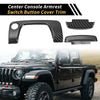 Jeep Wrangler JL JLU Center Console Armrest Switch Button Cover (2018-2024)
