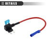 Car Circuit 12V Mini Fuse Tap w/  10A 15A ATM APM Blade Fuses