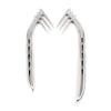 Harley Touring Road King Chrome Mid-Frame Air Deflectors (2014-2023)