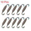Motorcycle 10 x Exhaust Pipe 59mm Multicolor Stainless Steel Swivel Springs